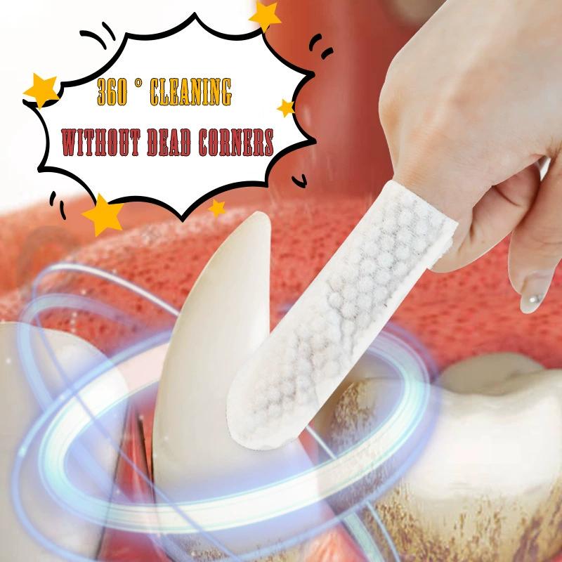 Pet Ear Cleaner - Fingerwischtücher zur Zahnreinigung für Haustiere für