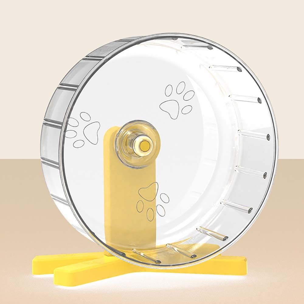 Hamster Cage Wheel - Geräuschloses Hamster-Laufrad, einfach zu zerlegen, transparentes
