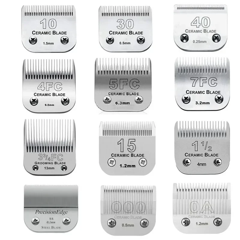 Dog Grooming Clippers - Professionelle abnehmbare Keramikklinge für die Hundepflege,