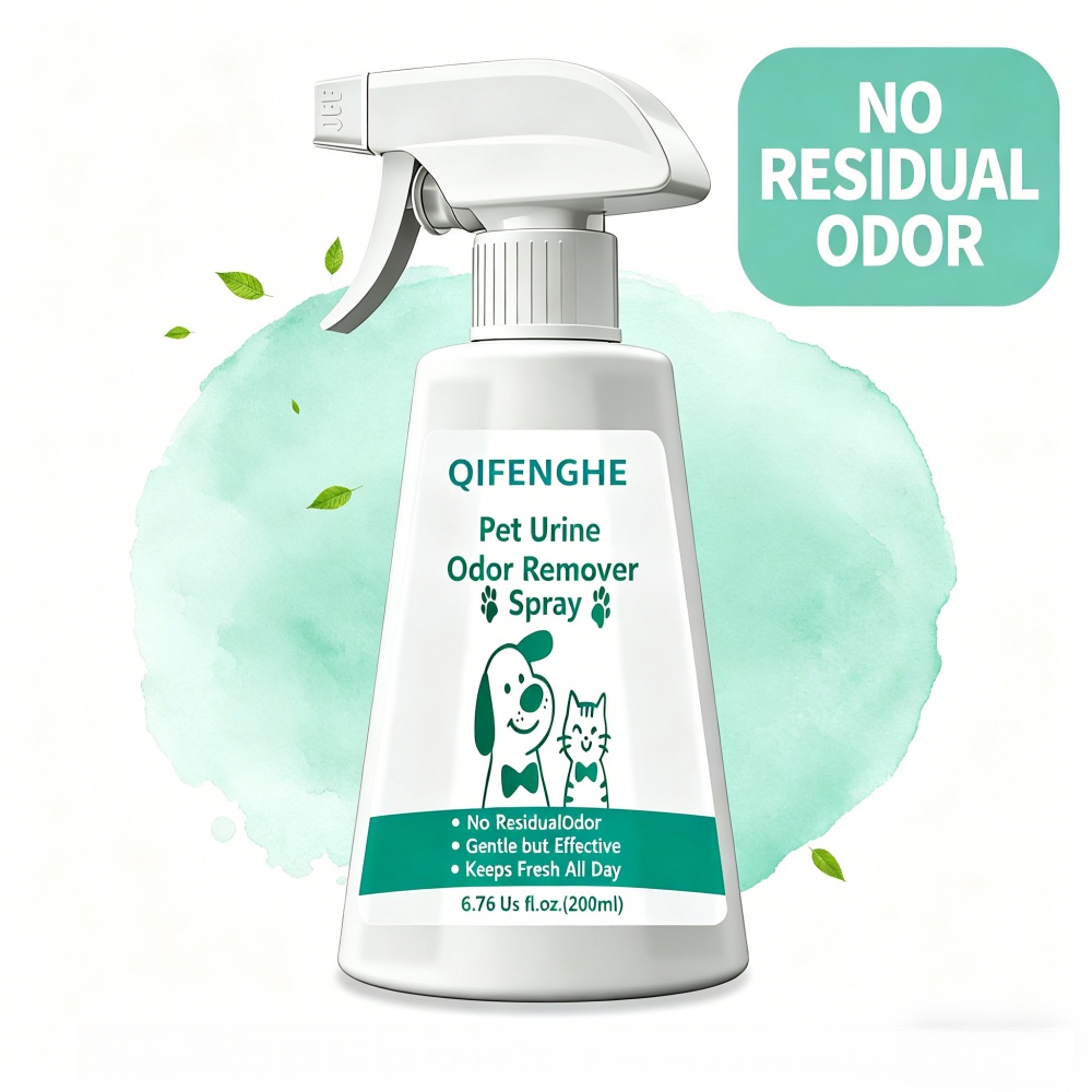 Cat Litter Mat - QIFENGHE 200ml Haustier-Urin-Geruchsentferner-Spray, Katzen- und Hundeurin-Geruchsbeseitiger,