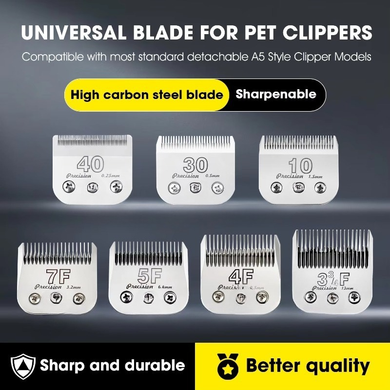 A5 Clipper-Klingen 10 Stück #  – Dog Grooming Clippers Bewertung und Preis