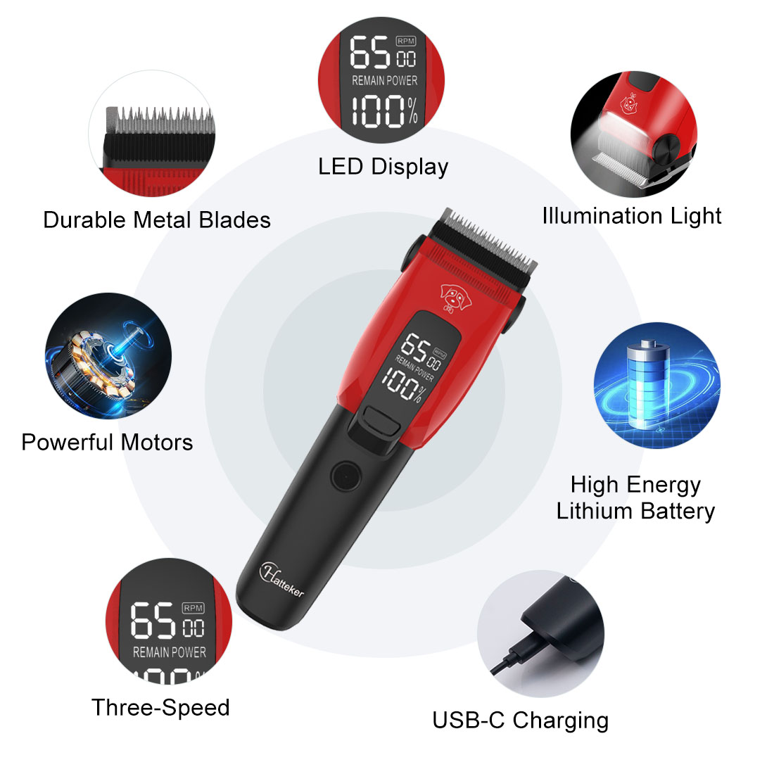Hatteker Elektrische Tierhaars – Dog Grooming Clippers Bewertung und Preis