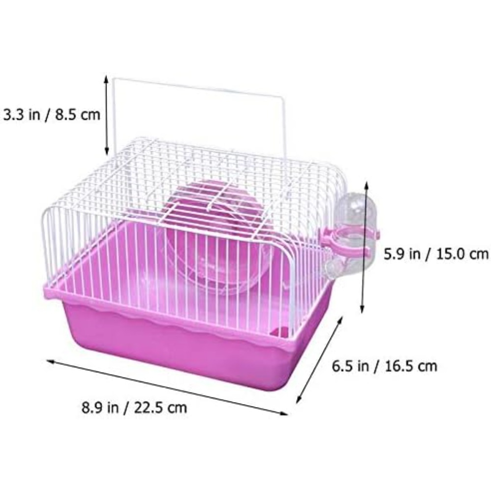 Haustier-Hamster-Käfig mit Lau – Hamster Cage Wheel Bewertung und Preis