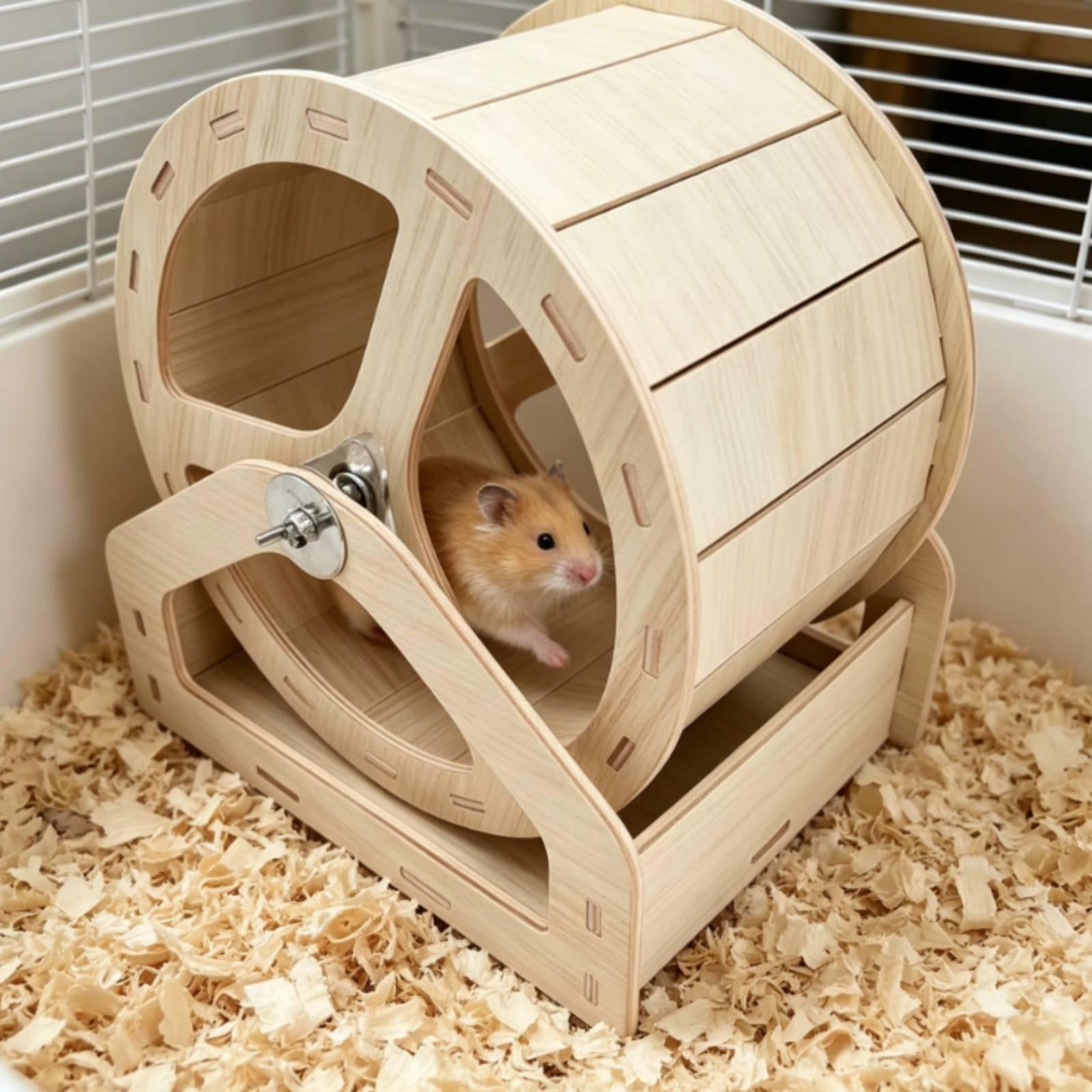 Hamster-Laufrad aus Massivholz – Hamster Cage Wheel Bewertung und Preis