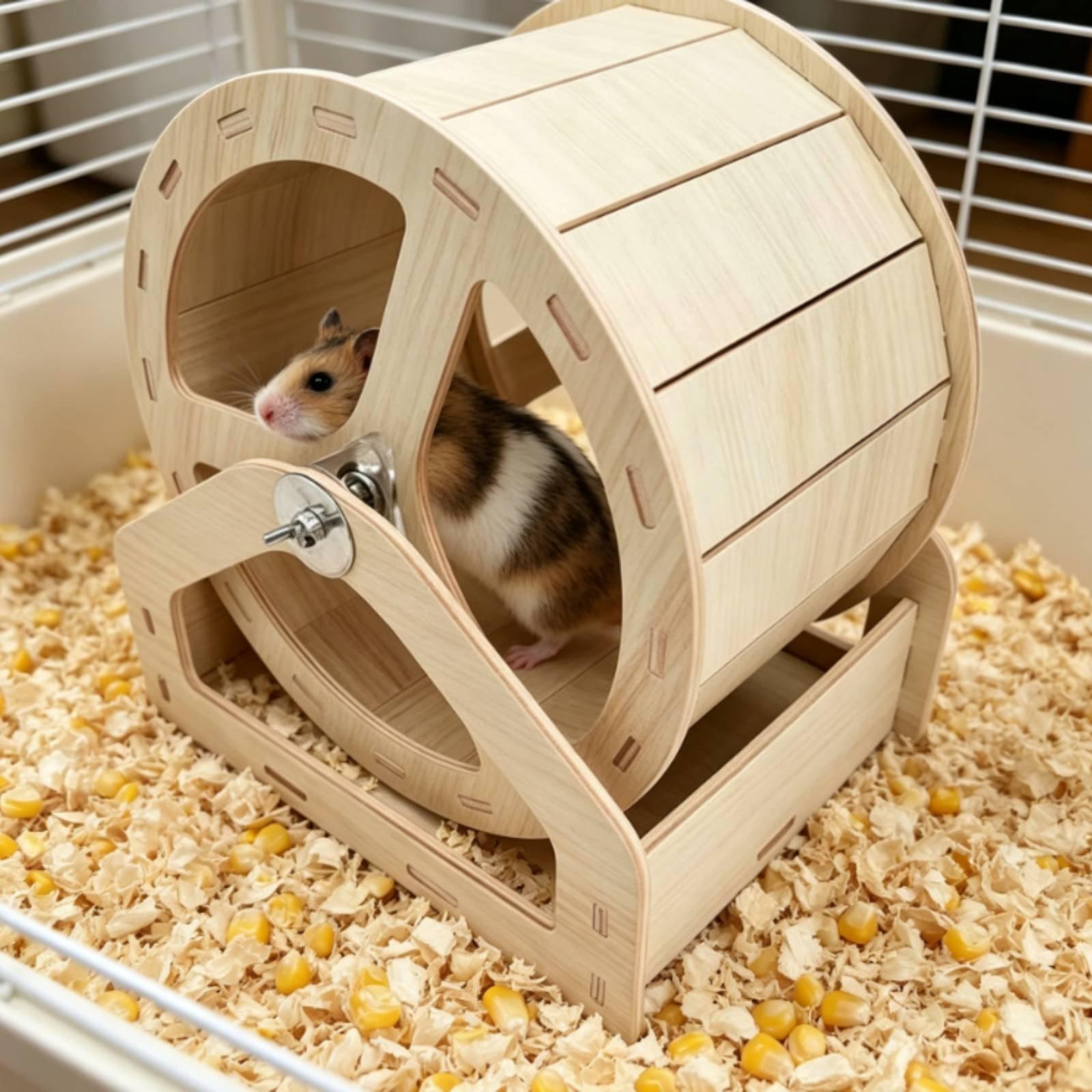 Hamster-Laufrad aus Massivholz – Hamster Cage Wheel Bewertung und Preis