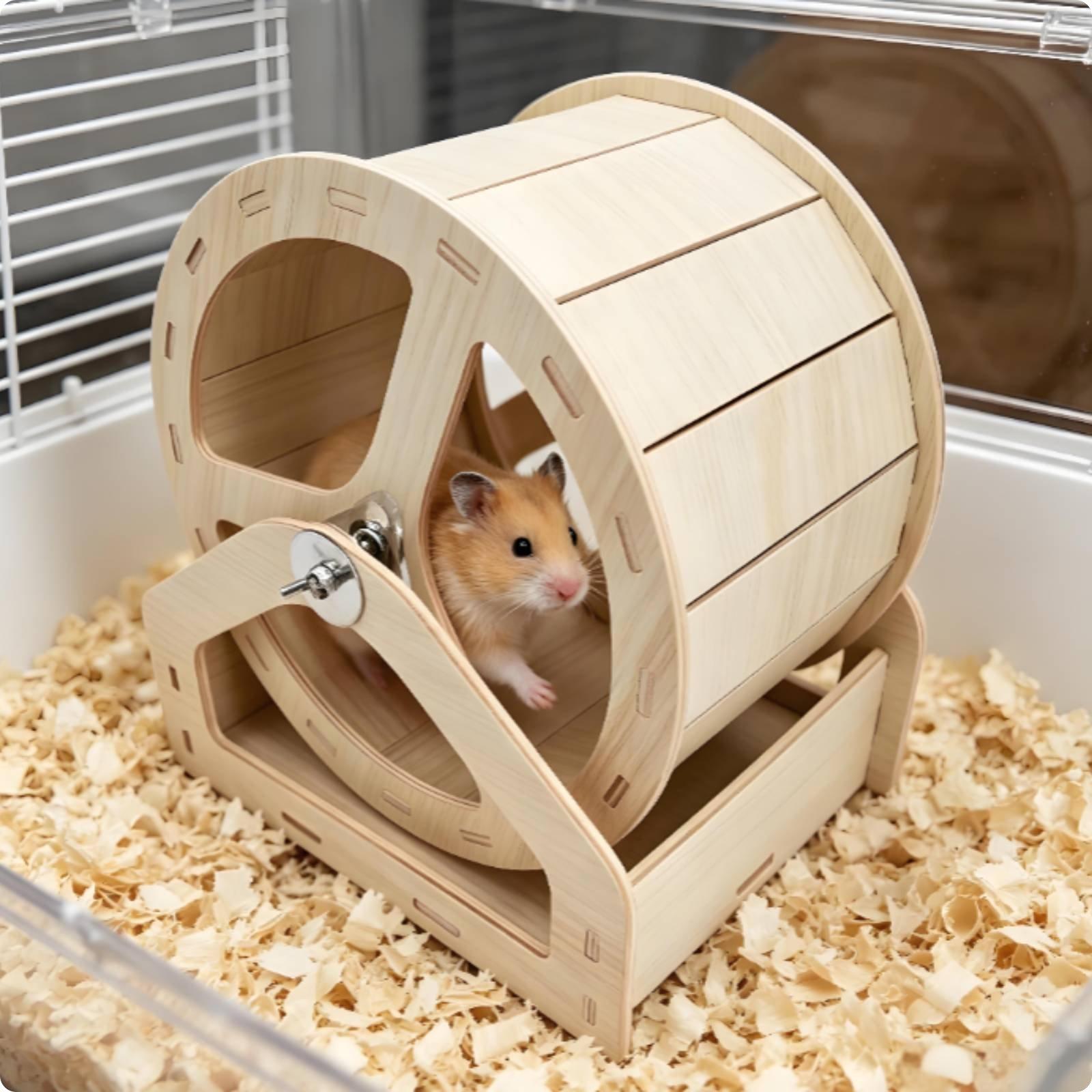 Hamster-Laufrad aus Massivholz – Hamster Cage Wheel Bewertung und Preis
