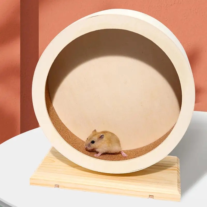 Geräuscharmes Holz-Laufrad für – Hamster Cage Wheel Bewertung und Preis