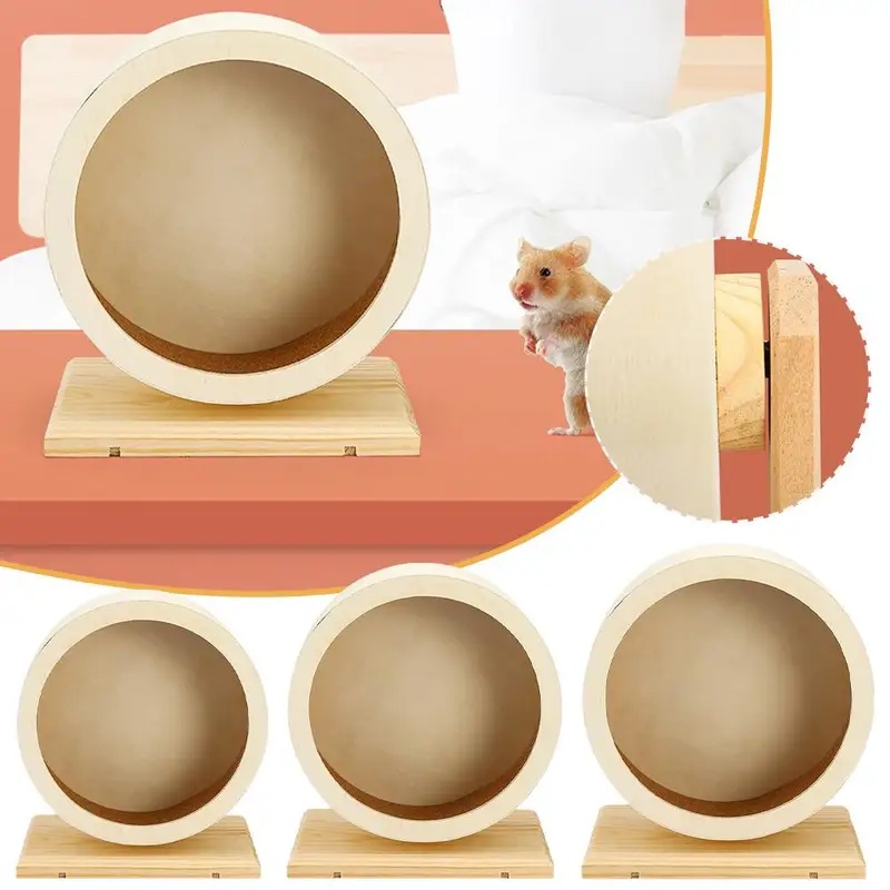 Geräuscharmes Holz-Laufrad für – Hamster Cage Wheel Bewertung und Preis